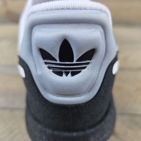 adidas Men's Originals ZX 1K Boost Shoes Sneakers White Black Silver - Picture 11 of 11